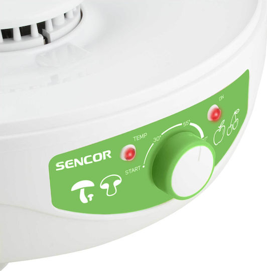 Sencor Dehidrator alimentar cu 5 rafturi și temperatură reglabilă 35-80°C