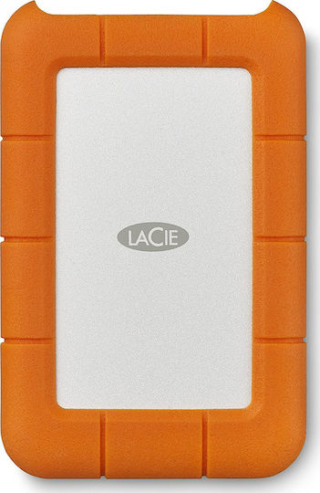 Lacie Rugged USB-C USB 3.1 / USB-C External HDD 2TB 3.5" Orange