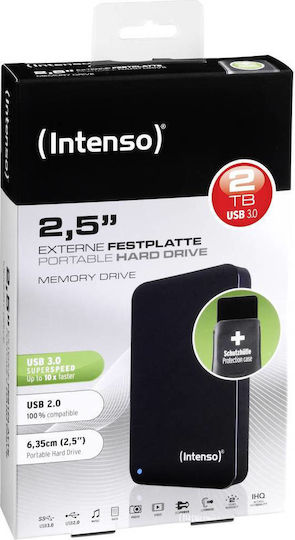 Intenso Memory Drive USB 3.0 External 2.5" HDD 2TB Black