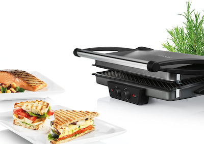 Сандвич грил с отделяеми плочи за for 4 Sandwiches Sandwiches 2000W Инокс
