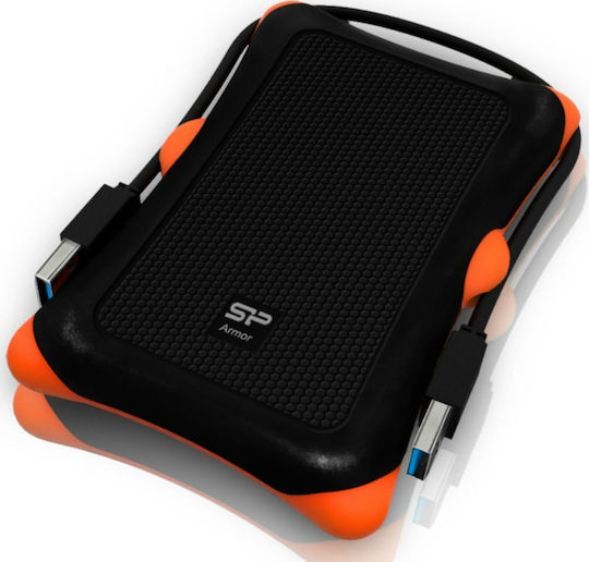 Silicon Power Armor A30 USB 3.0 External 2.5" HDD 2TB Black / Orange