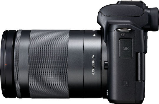 Canon EOS M50 Spiegellose Kameras Kit (EF-M 18-150mm F3.5-6.3 IS STM) Schwarze