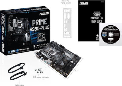 Asus Prime B360 Plus ATX Motherboard with Intel 1151 rev 2 Socket