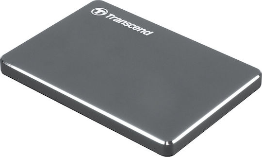 Transcend StoreJet 25C3 USB 3.1 External 2.5" HDD 2TB Gray