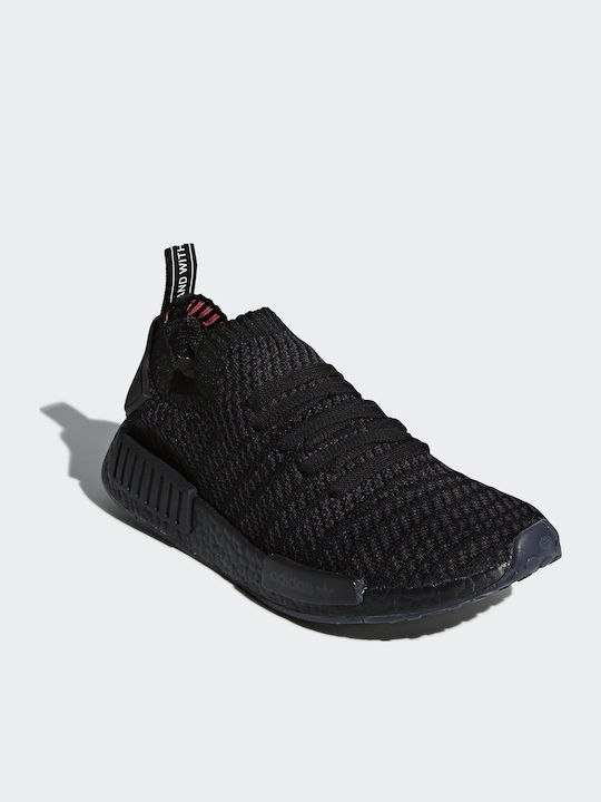 NMD_R1 STLT Primeknit Ανδρικά Sneakers Μαύρα