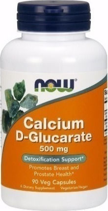Now Foods Calcium D-Glucarate 500мг 90 вегетариански капсули
