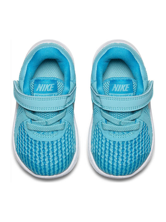 Revolution Revolution 4 TD Kinder Sportschuhe Laufen mit Bügel- und Schleifenverschluss Türkis