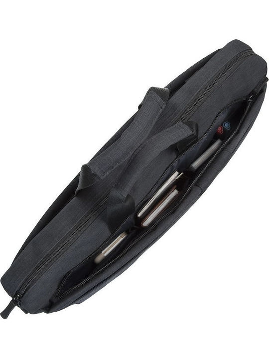 Rivacase Biscayne 8355 Τσάντα Ώμου / Χειρός για Laptop 17.3" σε Μαύρο χρώμα