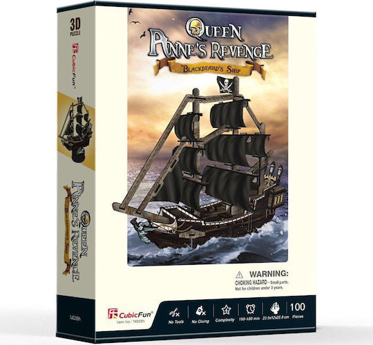 The Queen Anne's Revenge Puzzle 3D 100buc