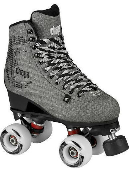 Chaya Noir II Quad Rollers Γκρι Ενηλίκων