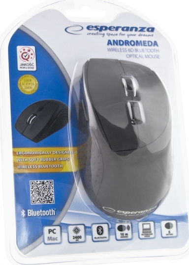 Esperanza Adromeda Kabellos Bluetooth Maus Schwarz