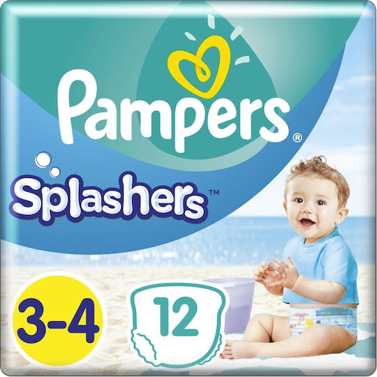Pampers Swim Diapers Splashers No. 3 for 6-11kg 12pcs