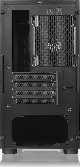 Thermaltake Versa H17 Window Gaming Micro Tower Κουτί Υπολογιστή Μαύρο