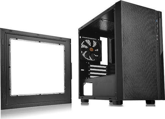 Thermaltake Versa H18 Gaming Midi Tower Computer Case with Side Window Black