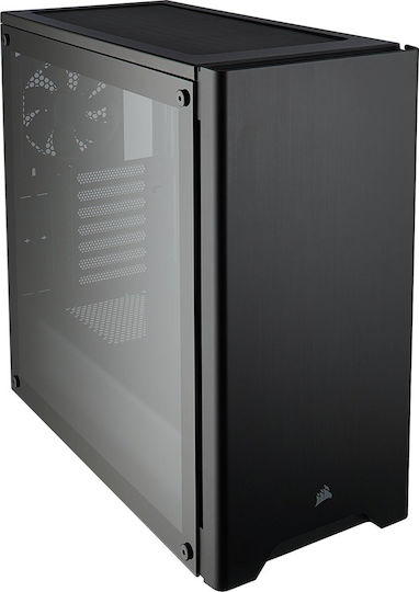 Corsair Carbide 275R Tempered Glass Gaming Midi Tower Κουτί Υπολογιστή με Πλαϊνό Παράθυρο Μαύρο