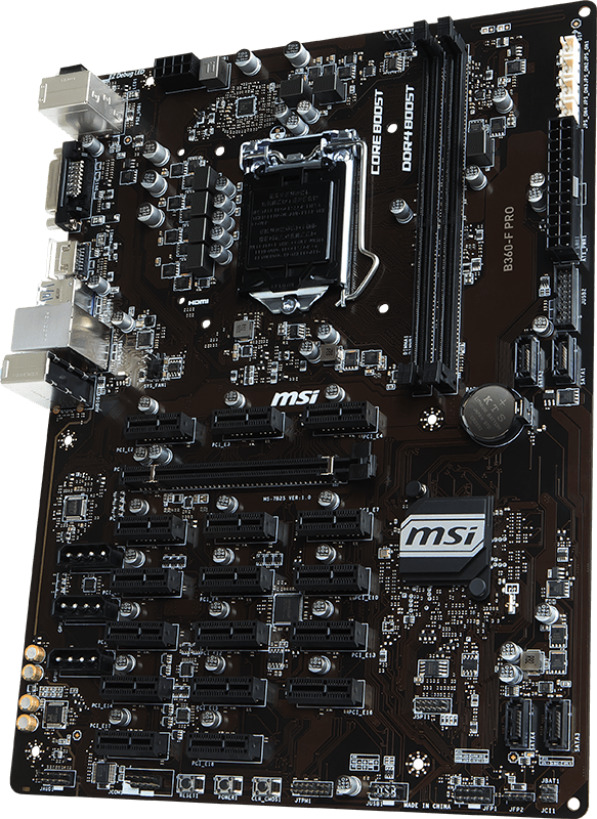 Msi b360 f pro настройка