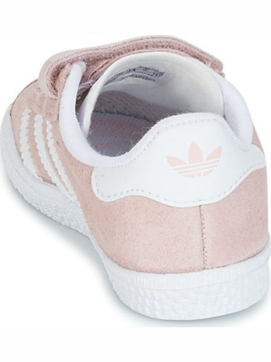 Gazelle Originals Kinder Sneaker mit Bügel- und Schleifenverschluss Icey Pink / Cloud White