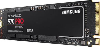 Samsung 970 Pro SSD 512GB τύπου M.2 με σύνδεση PCI Express 3.0 MZ-V7P512BW