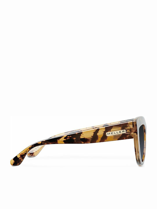 Meller Karoo Women's Sunglasses with Brown Acetate Frame and Black Polarized Lenses