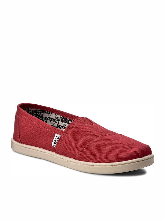 Toms Espadrile pentru Copii Slip-on Roșii Alpargata