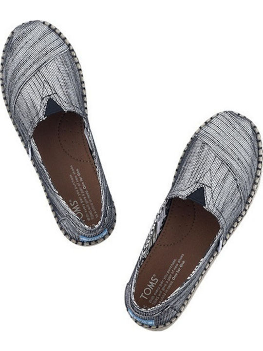 Παιδικές Εσπαντρίγιες Slip-On Γκρι Slubby