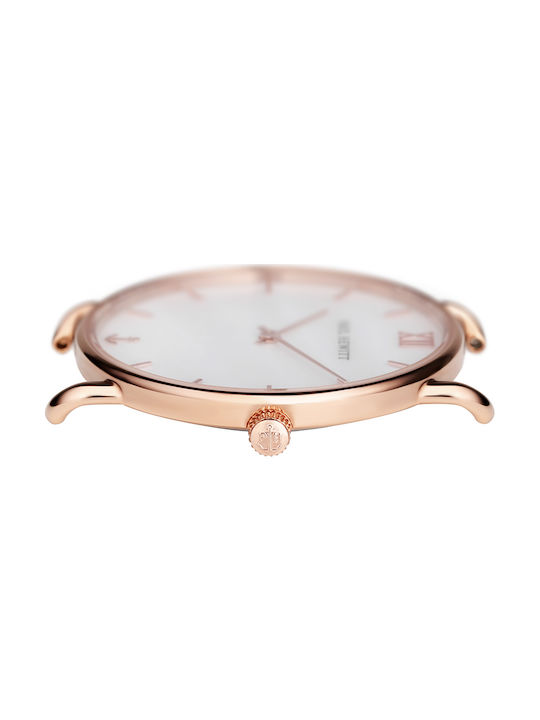 Paul Hewitt Miss Ocean Line Womens Watch Battery with Gray Leather Strap