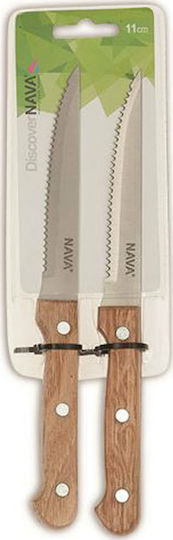 Nava Terrestrial Food Knives from Stainless Steel 11cm 2 Pieces