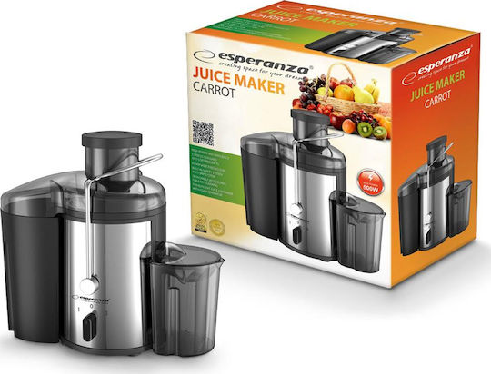 Esperanza Carrot Juicer 500W Inox Silver