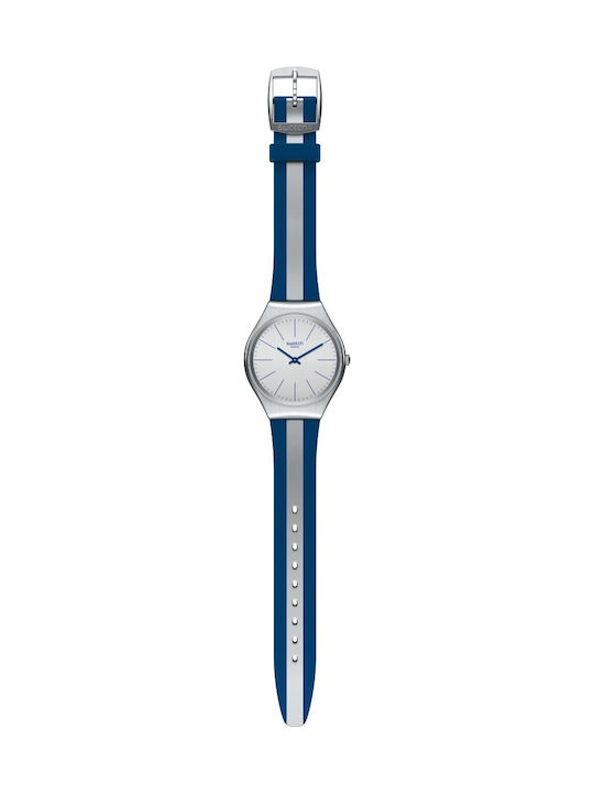 Swatch Skinspring Uhr Batterie mit Kautschukarmband