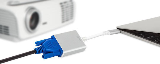 Moshi Μετατροπέας USB-C male σε VGA female Ασημί 1τμχ 99MO084201