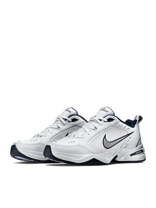 Nike Air Monarch IV Men's Sneakers White / Metallic Silver