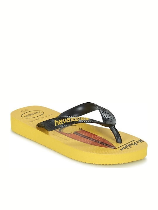 Havaianas Papuci de plajă pentru copii Minioni Negri Minions