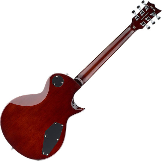 ESP LTD EC-256FM Electric Guitar Single cut with HH Pickup Configuration Brown Sunburst