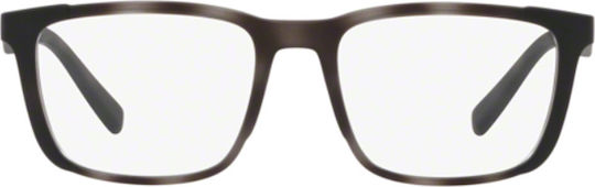 Armani Exchange 3052 8252 Plastic Eyeglass Frame Gray AX3052 8252