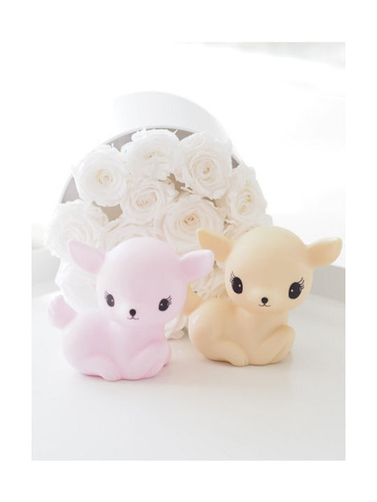 A Little Lovely Company Led Kids Decorative Lamp Deer Fawn Beige