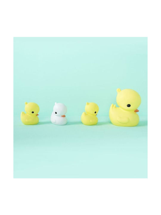 A Little Lovely Company Led Παιδικό Διακοσμητικό Φωτιστικό Duck με Εναλλαγές Χρωματισμών Λευκό 10.2x11.8x8.5εκ.