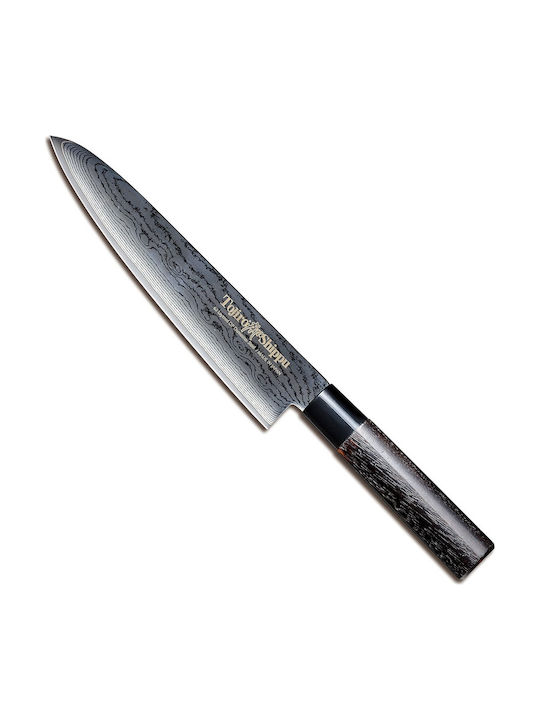 Tojiro Shippu Black Knife Chef from Damascus Steel 21cm
