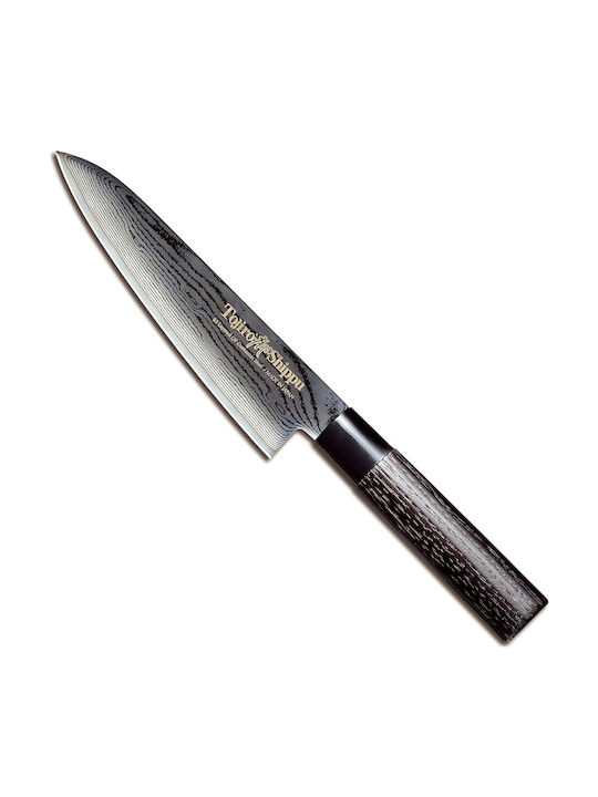 Tojiro Shippu Black Μαχαίρι Chef από Δαμασκηνό Ατσάλι 18cm