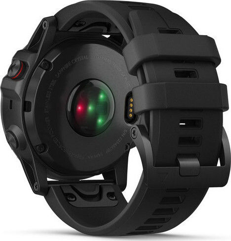 Garmin Fenix 5 Plus Stainless Steel 51mm Αδιάβροχο Smartwatch με Παλμογράφο (Μαύρο)