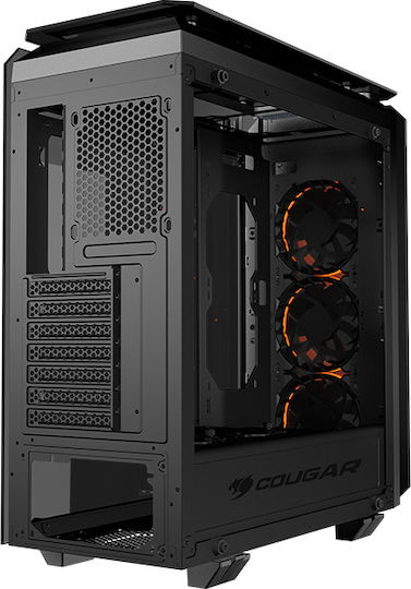 Cougar Puritas Gaming Midi-Turm Computergehäuse mit Seitenfenster Schwarz
