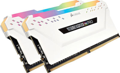 Corsair Vengeance RGB Pro 16GB DDR4 RAM mit 2 Modulen (2x8GB) und Geschwindigkeit 3200 für Schreibtisch