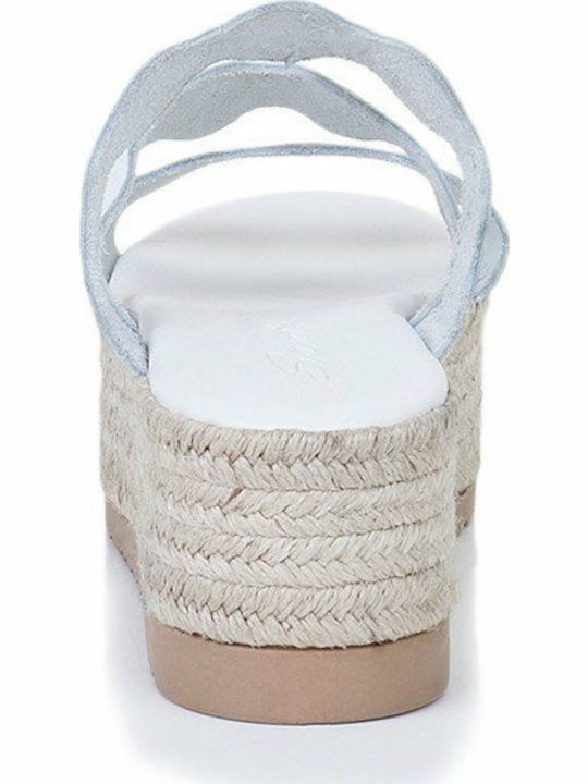 Sante Women's Platform Wedge Sandals White