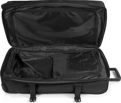 Eastpak Tranverz L Large Travel Suitcase Fabric Black with 2 Wheels Height 79cm.