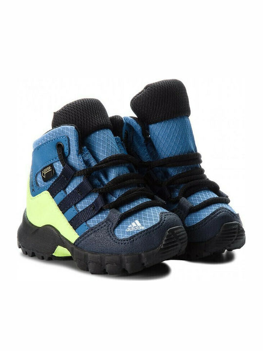 Kids Hiking Boots Terrex Mid Waterproof Trace Royal / Collegiate Navy / Solar Slime