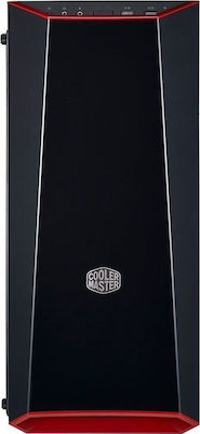 CoolerMaster MasterBox Lite 5 Midi Tower Компютърна кутия със страничен прозорец Черен
