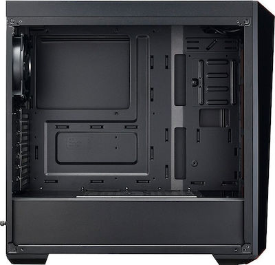 CoolerMaster MasterBox Lite 5 Midi Tower Компютърна кутия със страничен прозорец Черен