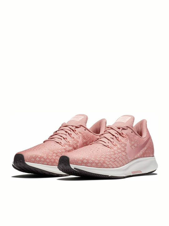 Nike Air Zoom Pegasus 35 Γυναικεία Αθλητικά Παπούτσια Running Rust Pink / Tropical Pink / Guava Ice