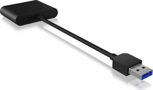 Icy Box Card Reader USB 3.0 για SD/microSD/CompactFlash