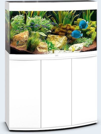 Juwel Vision 180 LED Acvariu de Pești cu Capacitate de 180lt cu Iluminare, Încălzitor, Circulator, Filtru și 92x41x55cm. Alb