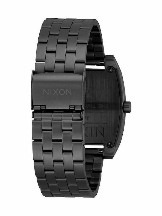 Nixon Time Tracker Men's Watch 37mm Battery with Black Metal Bracelet